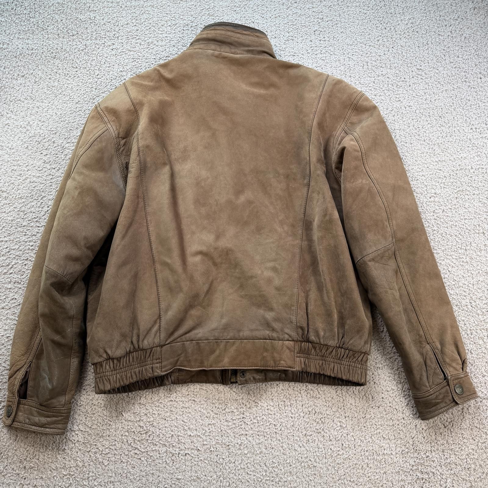 Members Only Vintage 90s Members Only Genuine Leather Jacket Brown L Size US L / EU 52-54 / 3 - 2 Thumbnail