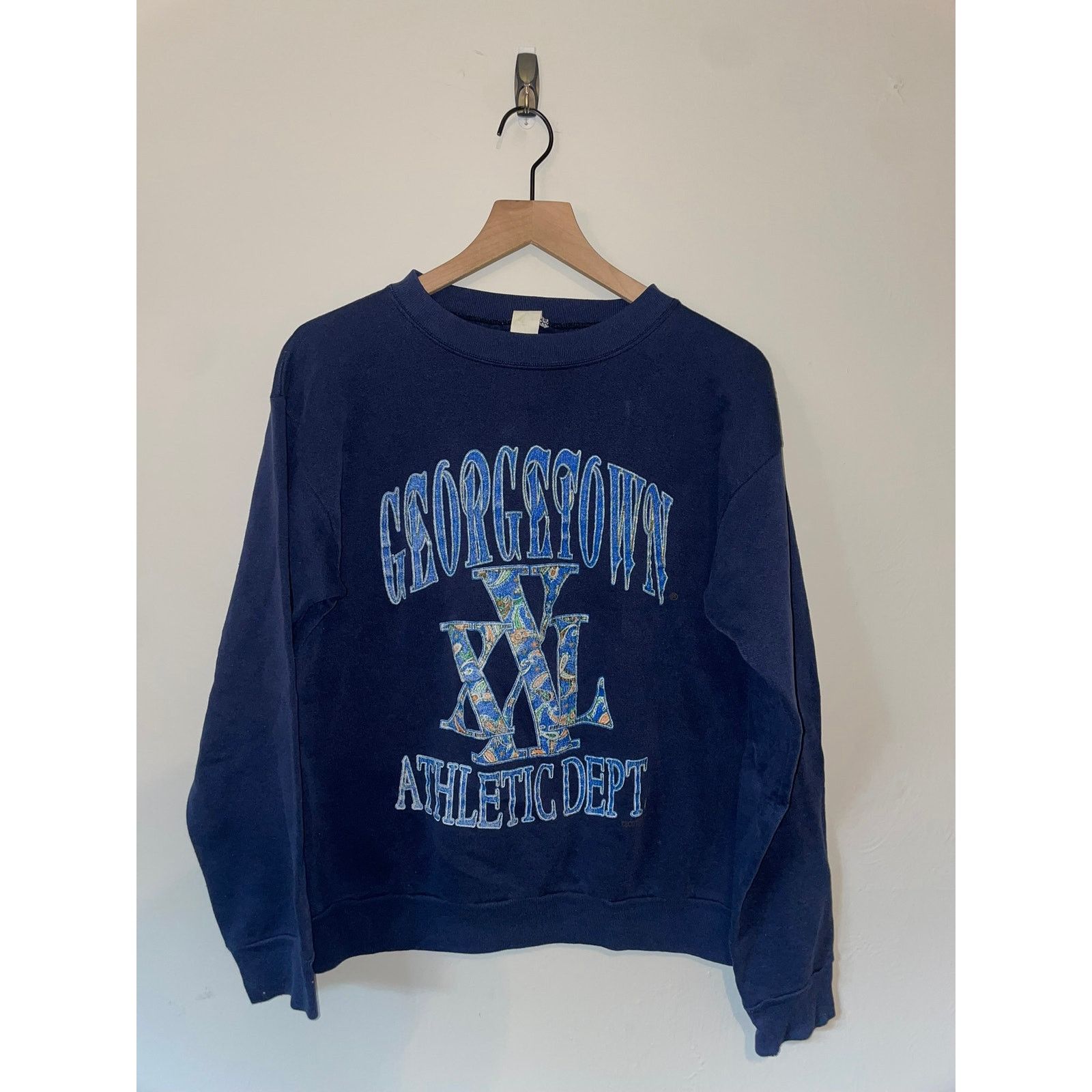 Vintage Vintage Georgetown Sweatshirt Crewneck College University M Size US M / EU 48-50 / 2 - 1 Thumbnail