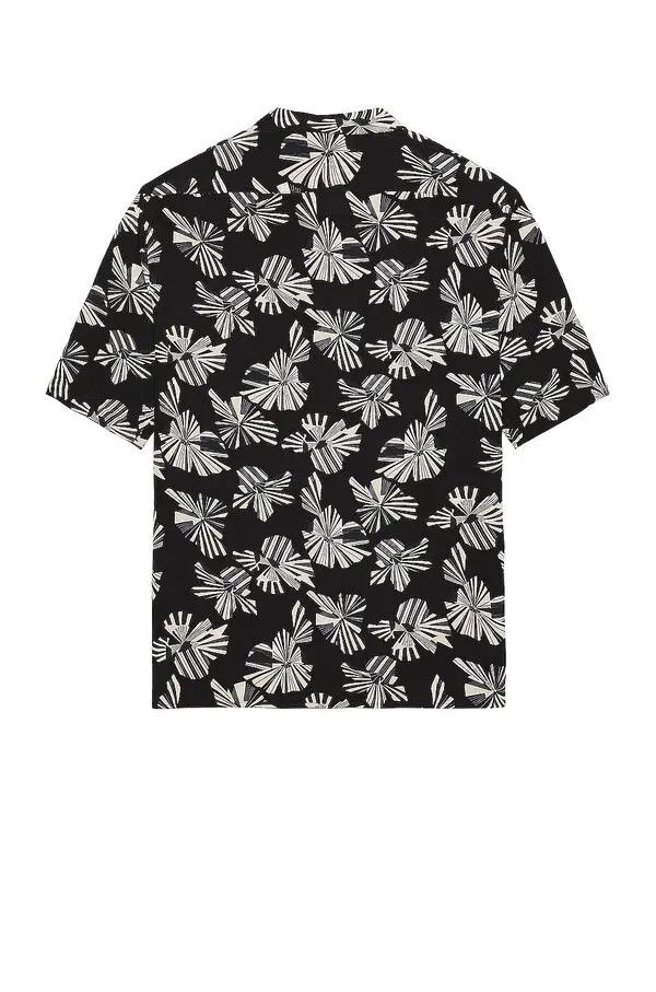 Saint Laurent Paris o1b1hav110725 601070 Shirt Origami Print Silk Black & White Size US S / EU 44-46 / 1 - 2 Thumbnail
