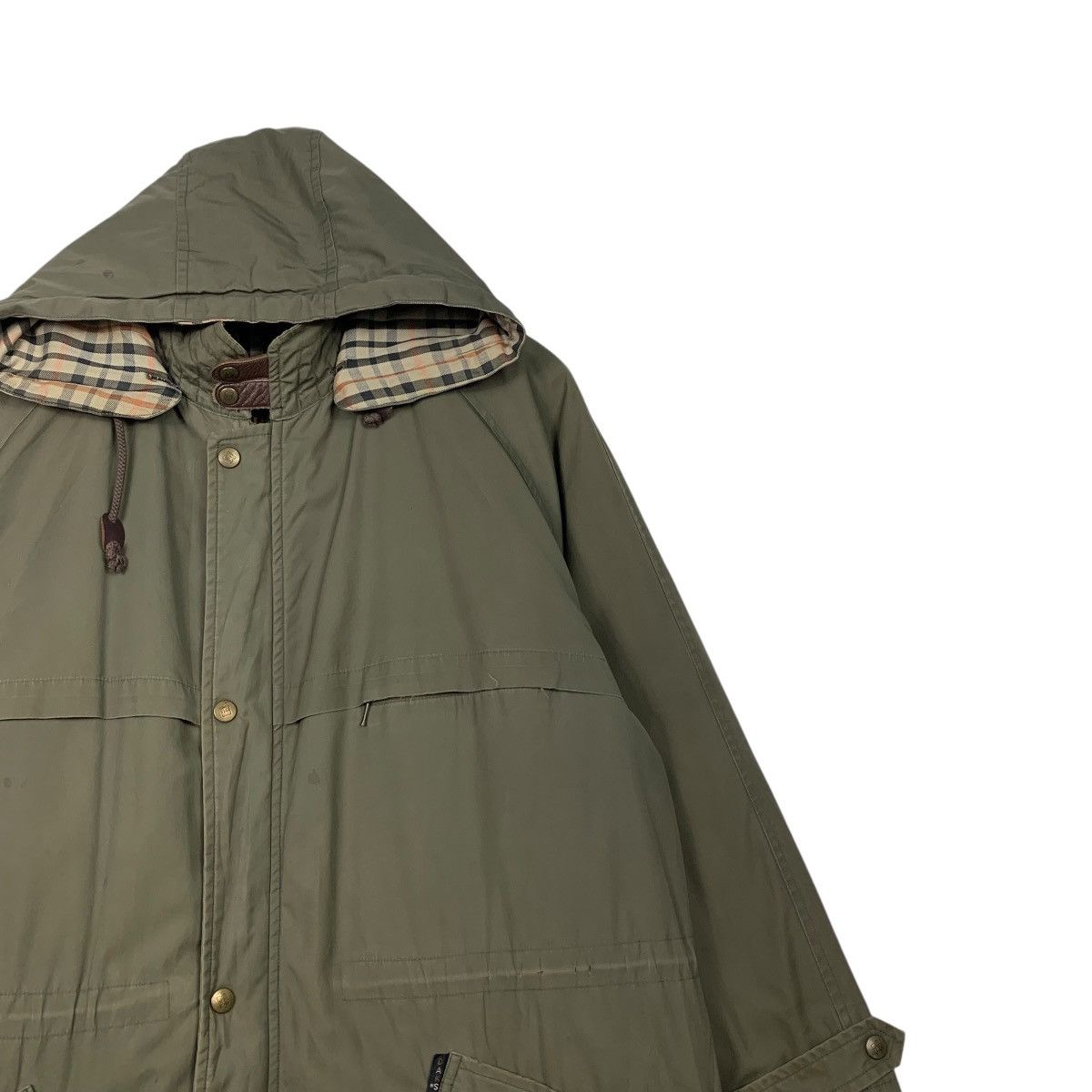 DAKS DAKS ENGLAND Olive Green Parka Jacket #2283-C101 Size US L / EU 52-54 / 3 - 5 Thumbnail