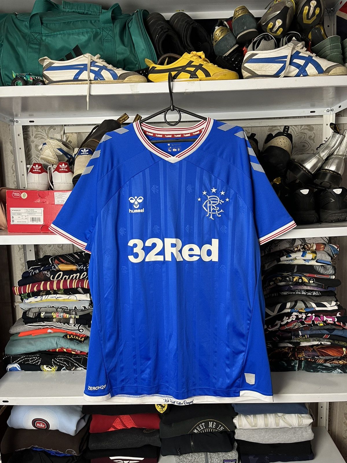 Hummel Hummel Rangers 2019-20 home football shirt jersey size XL Size US XL / EU 56 / 4 - 1 Thumbnail
