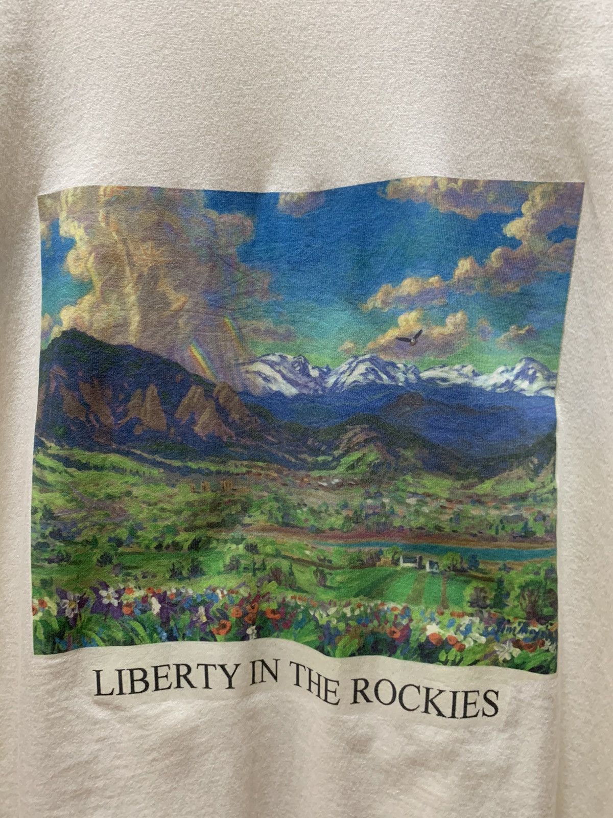 Vintage Vintage Liberty In The Rockies Nice Printed Rare Size US XL / EU 56 / 4 - 2 Thumbnail