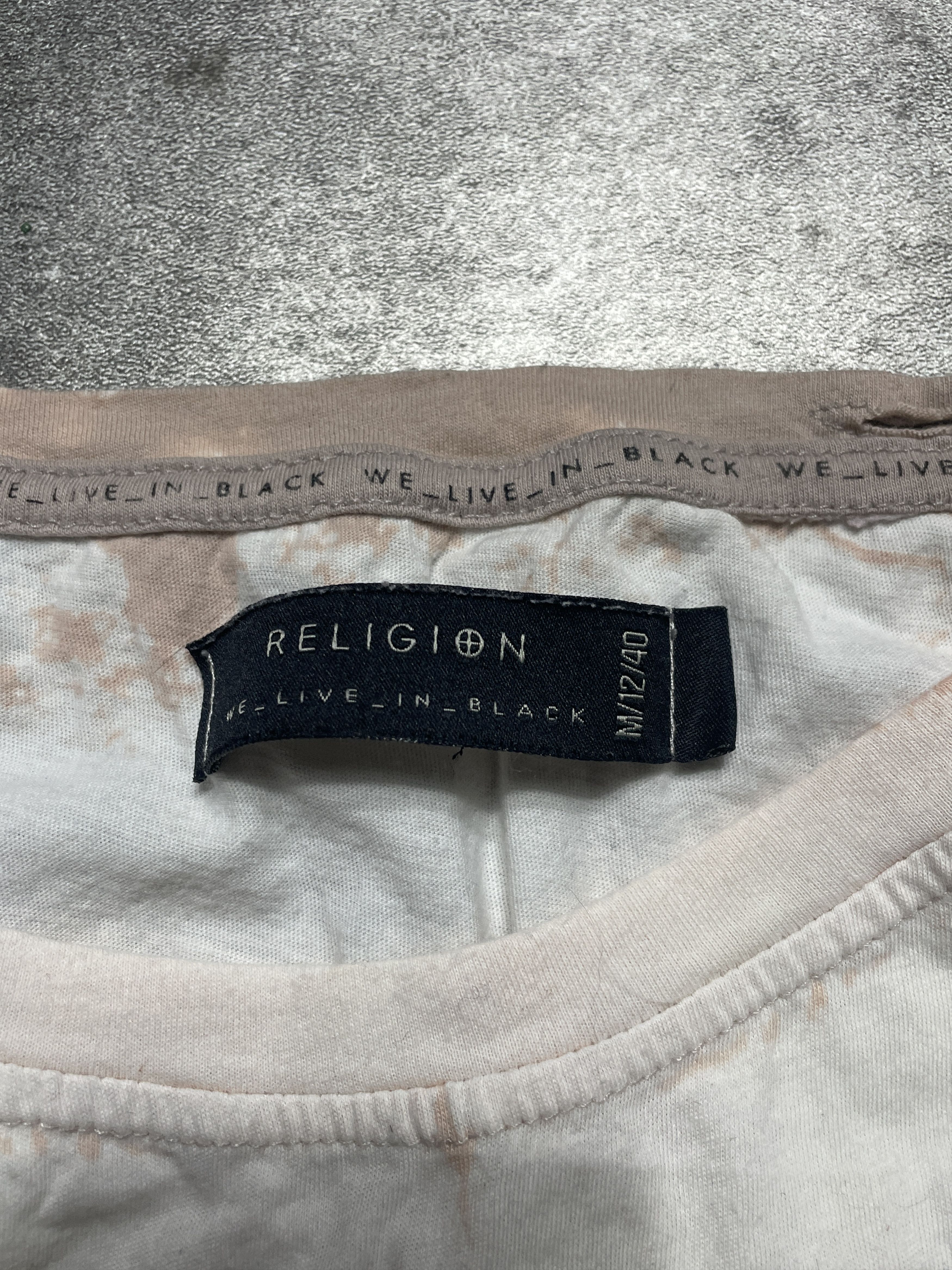 Other Religion T-Shirt Distressed Spellout Streetwear Gothic Size US M / EU 48-50 / 2 - 4 Thumbnail