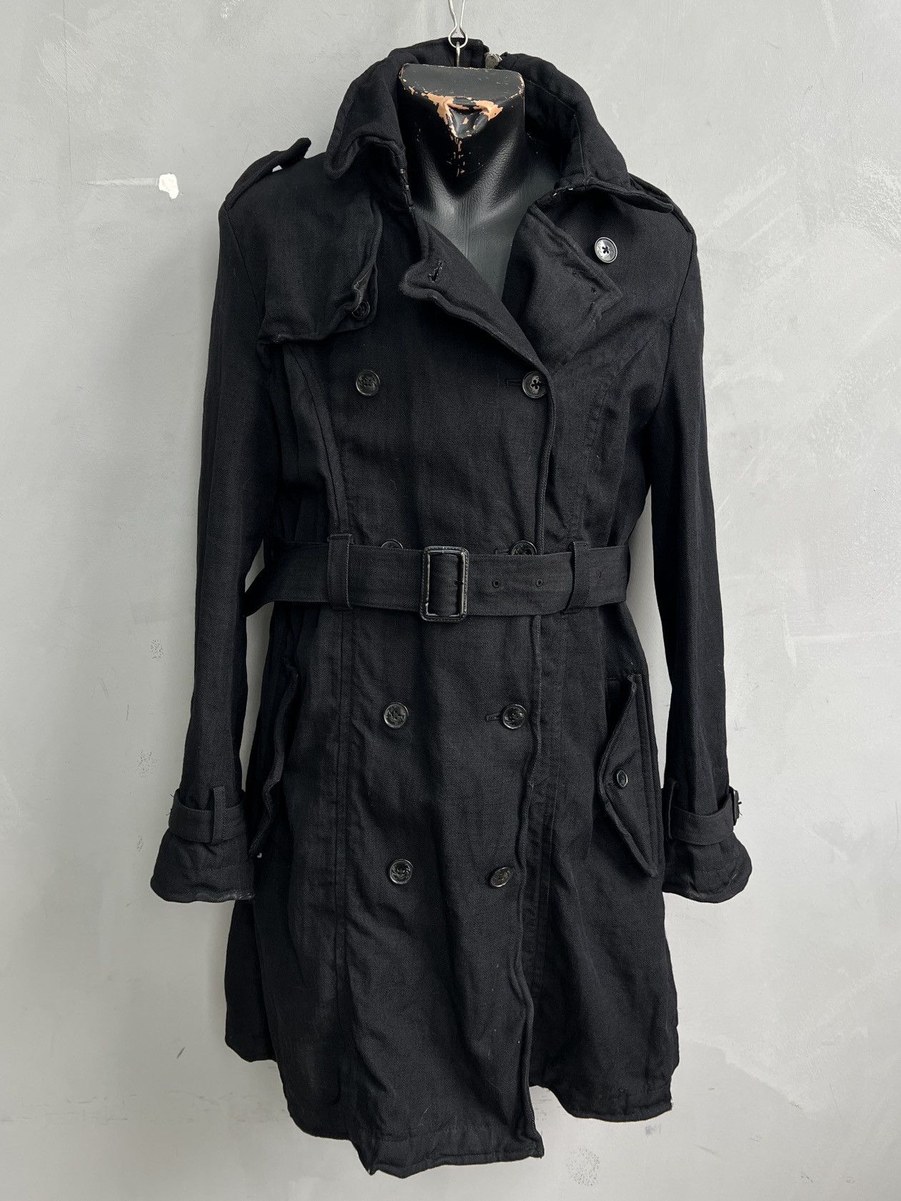 Allsaints All Saints dark fashion opium long coat rick owens style Size US S / EU 44-46 / 1 - 1 Thumbnail