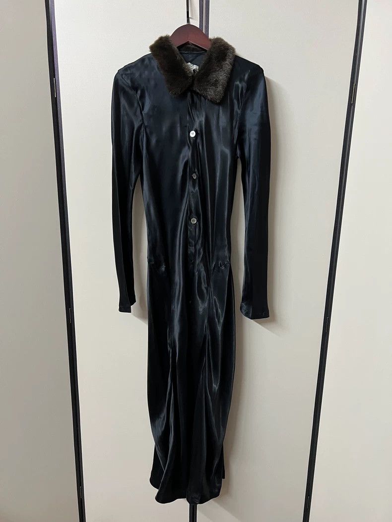 Comme des Garcons Comme Des Garcons Glossy Fur Neck Dress Size M / US 6-8 / IT 42-44 - 2 Thumbnail