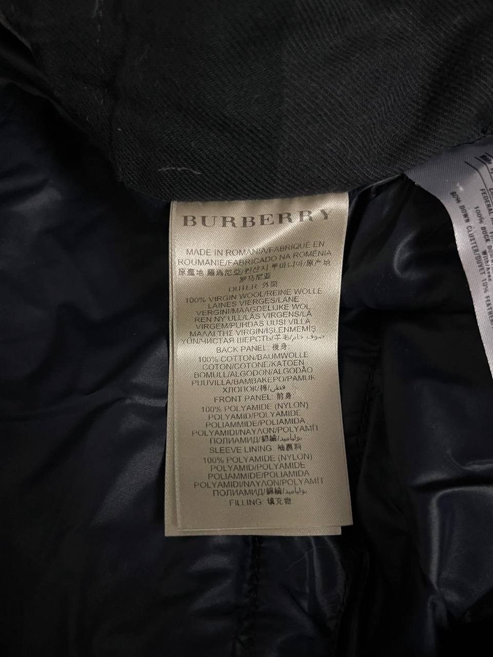 Burberry Burberry Brit Down Jacket Dark Grey Multi Pocket Size US XXL / EU 58 / 5 - 13 Thumbnail