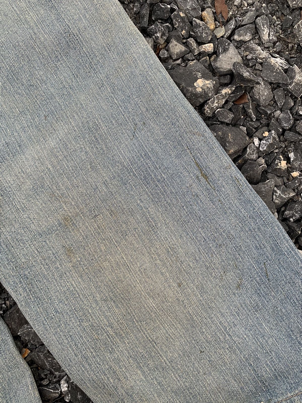 Kapital VINTAGE EDWIN 505 SELVEDGE FADED RUSTY DISTRESSED DENIM Size US 31 - 21 Thumbnail