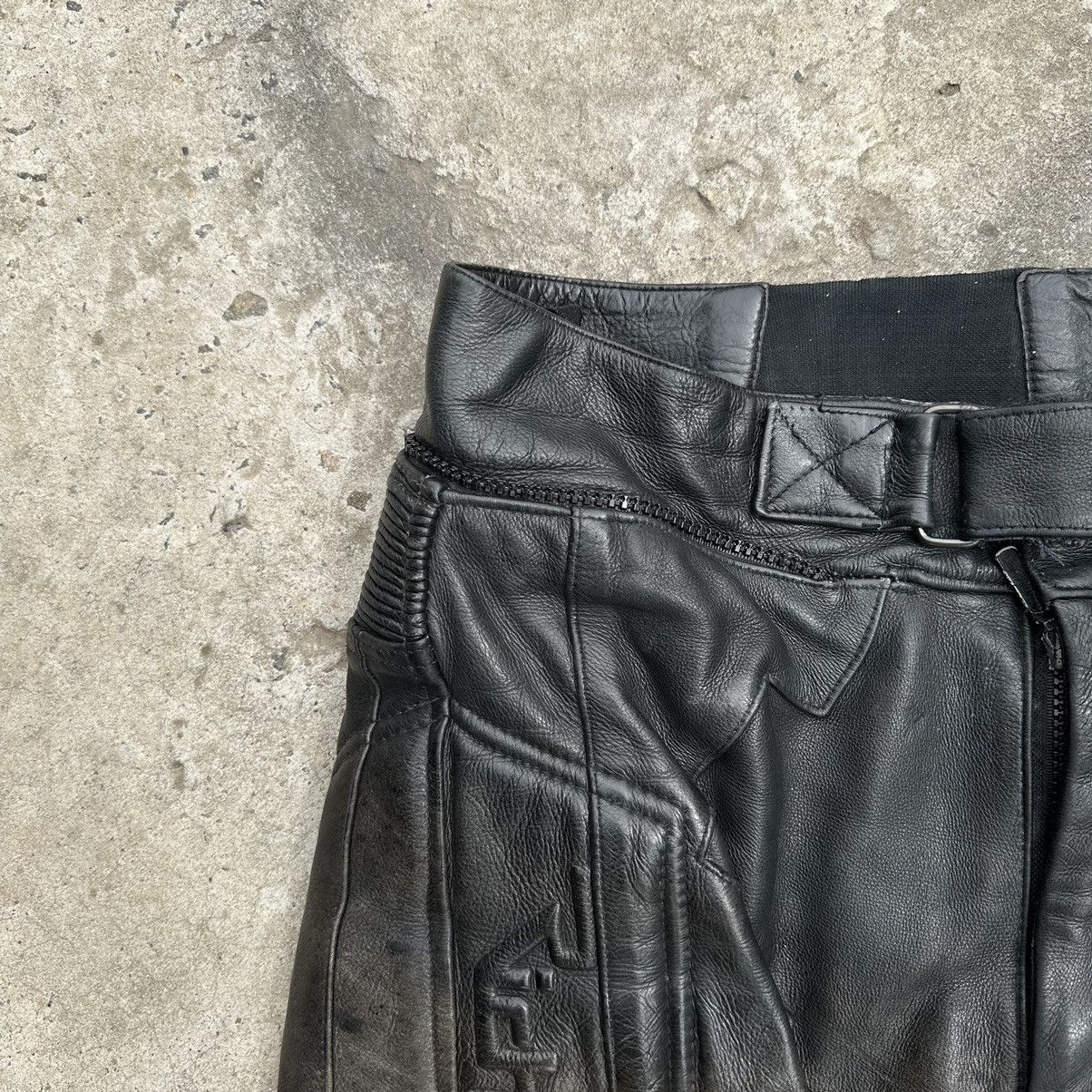Leather Vintage Moto Leather Pants Size 50 Y2K Style USA 00s Size US 34 / EU 50 - 6 Thumbnail