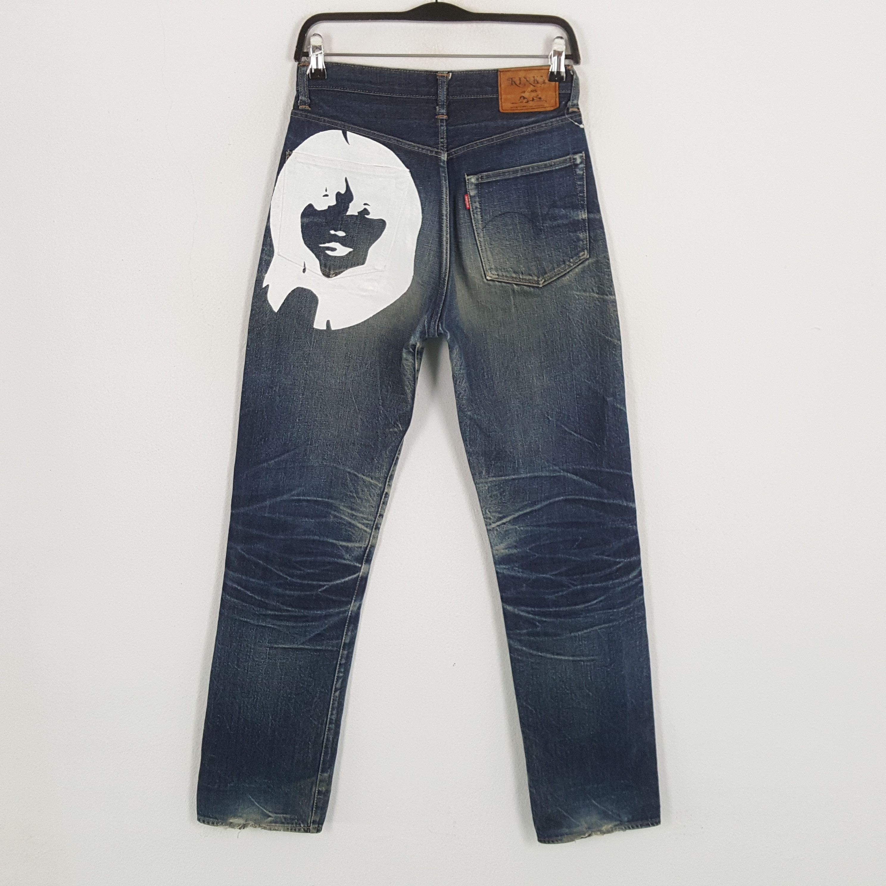 Hysteric Glamour × Japanese Brand × Vintage HYSTERIC GLAMOUR Japanese Brand Custom Art Jeans Size US 27 - 1 Thumbnail