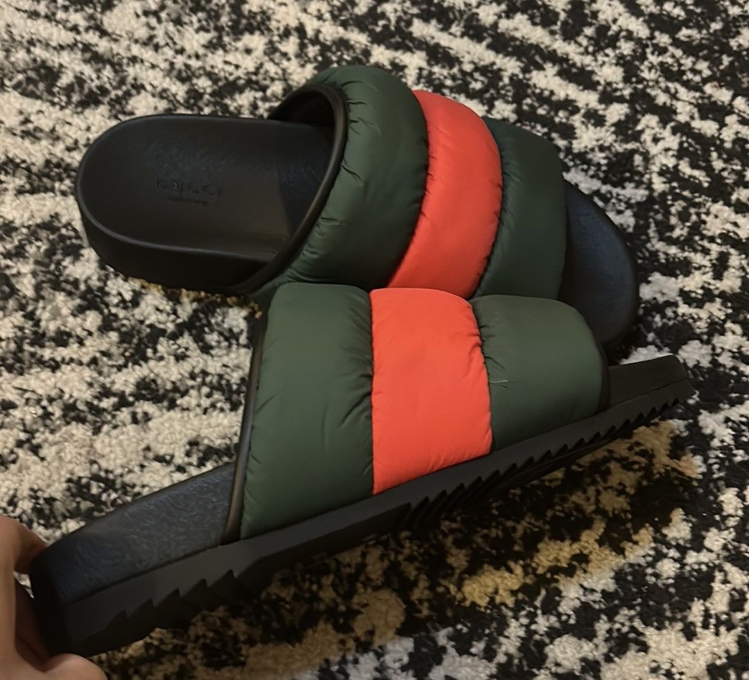 Gucci Gucci Padded Web Sandal Slide size 41 Size US 11 / IT 41 - 4 Thumbnail