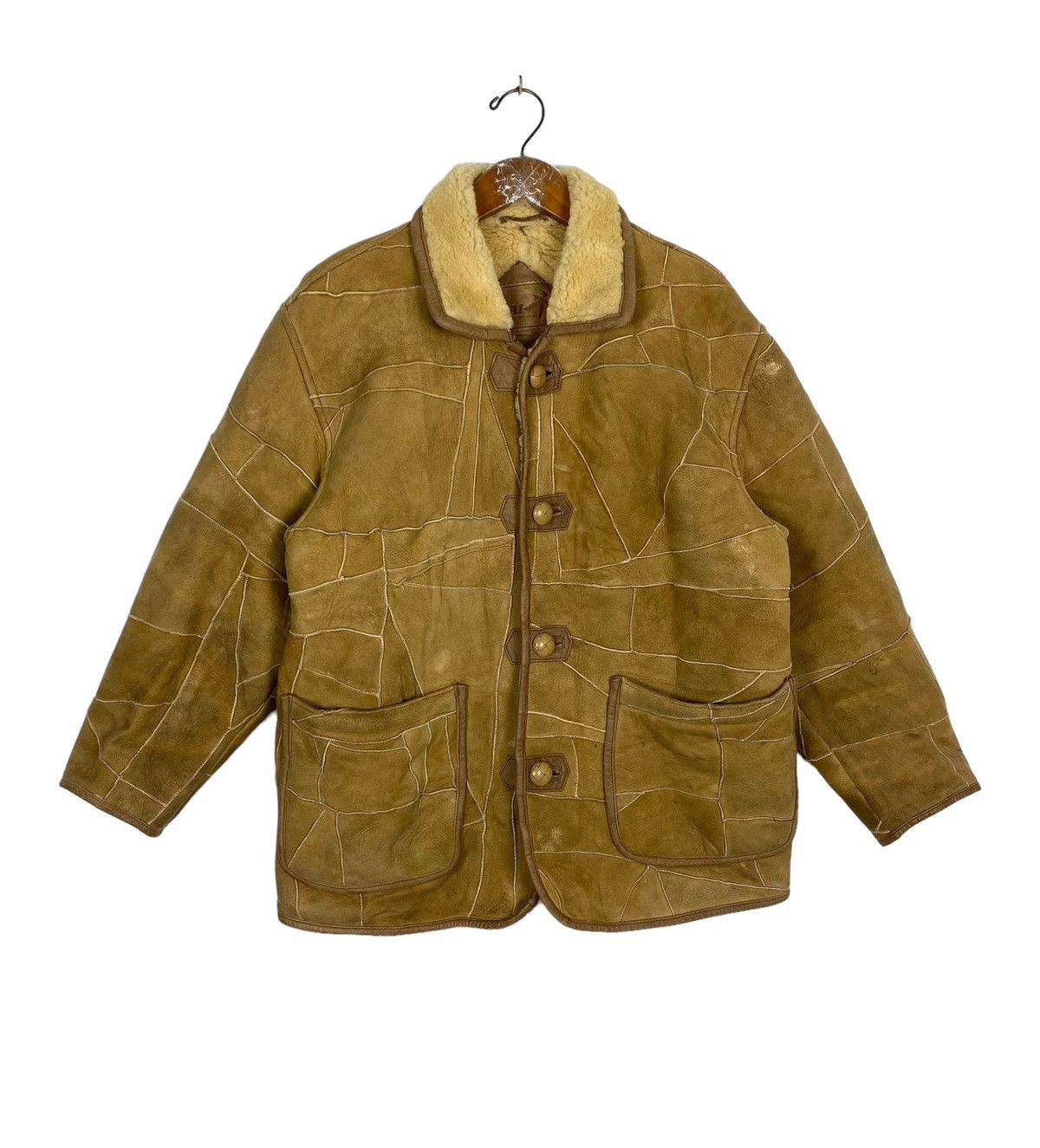 Hai Sporting Gear Hai Sporting Gear Issey Shearling B3 Patch Work Jacket Size US M / EU 48-50 / 2 - 1 Thumbnail