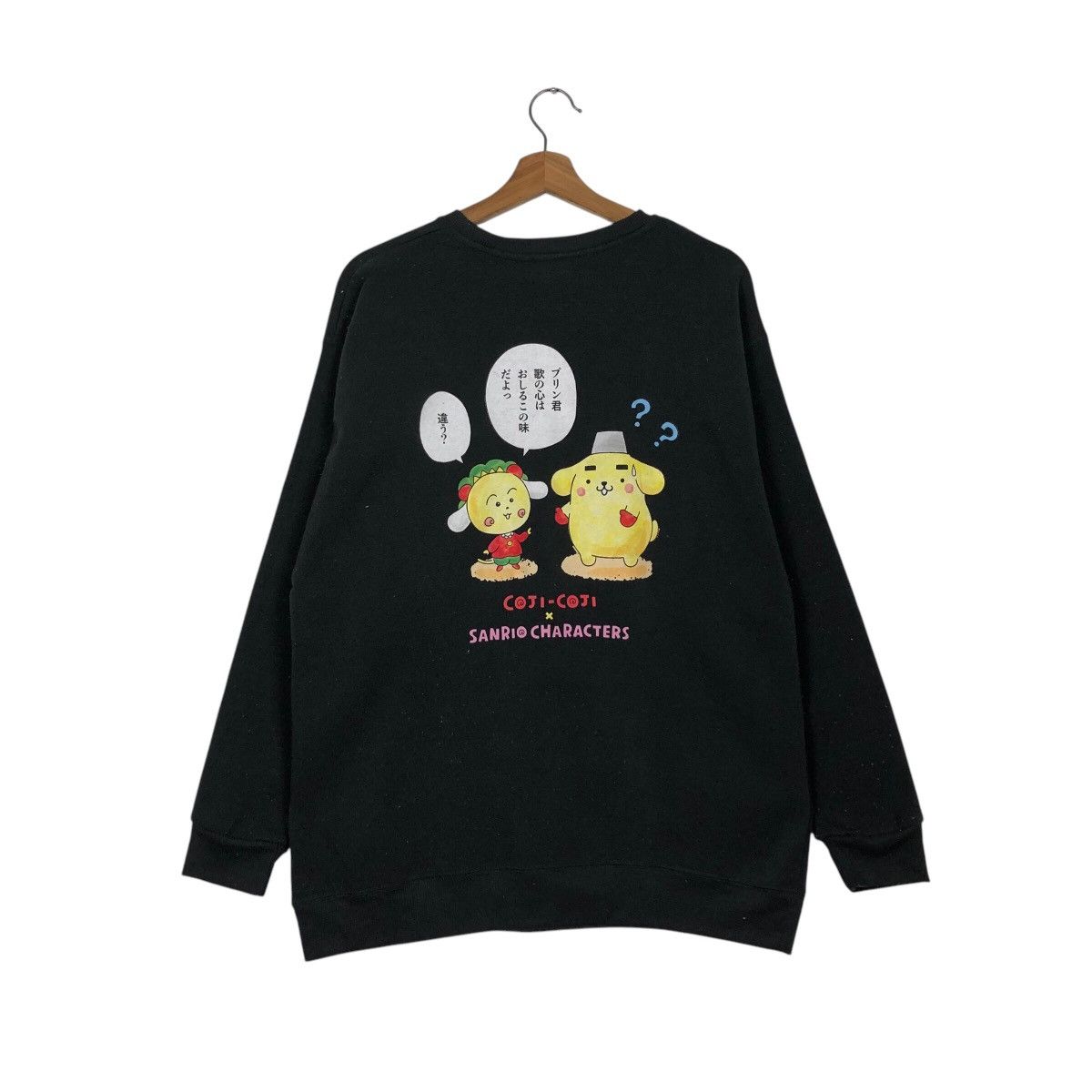 Cartoon Network × Japanese Brand 📌Vintage Sweatshirt Cartoon Coji-Coji X Sanrio Characters Size US M / EU 48-50 / 2 - 9 Thumbnail