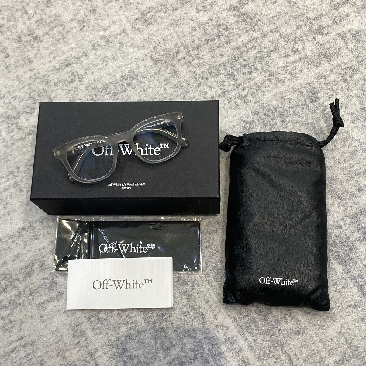 Off-White Off White Optical Style 71 Grey Size ONE SIZE - 13 Thumbnail