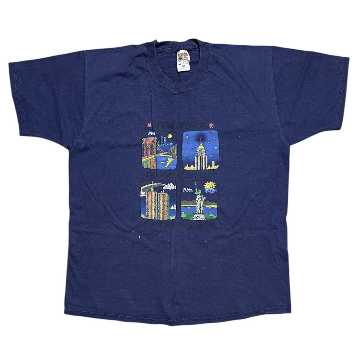 Vintage vintage NYC greatest city in the world tee Size US XL / EU 56 / 4 - 1 Thumbnail