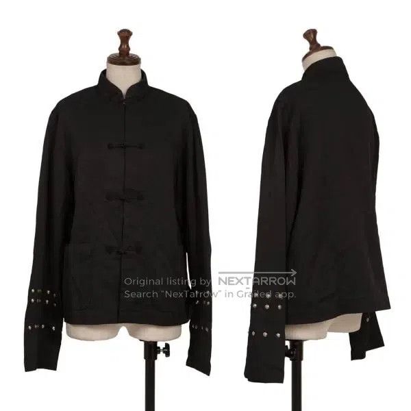 Comme des Garcons Comme Des Garcons Black retro rivet Chinese cheongsam top Size S / US 4 / IT 40 - 1 Thumbnail