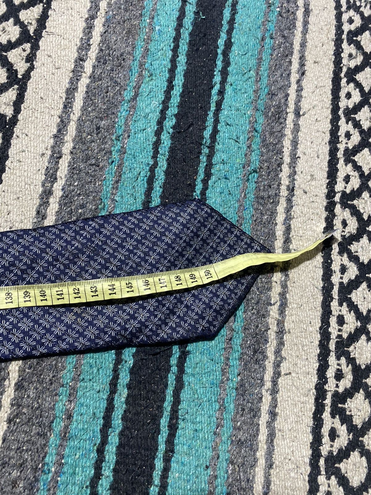 Hermes 1990s Hermes - Vintage Pattern Silk Tie Size ONE SIZE - 9 Thumbnail