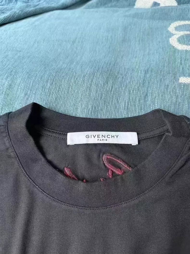 Givenchy Givenchy Lion Back Embroidered Logo Short Sleeve Size US XXS / EU 40 - 3 Thumbnail