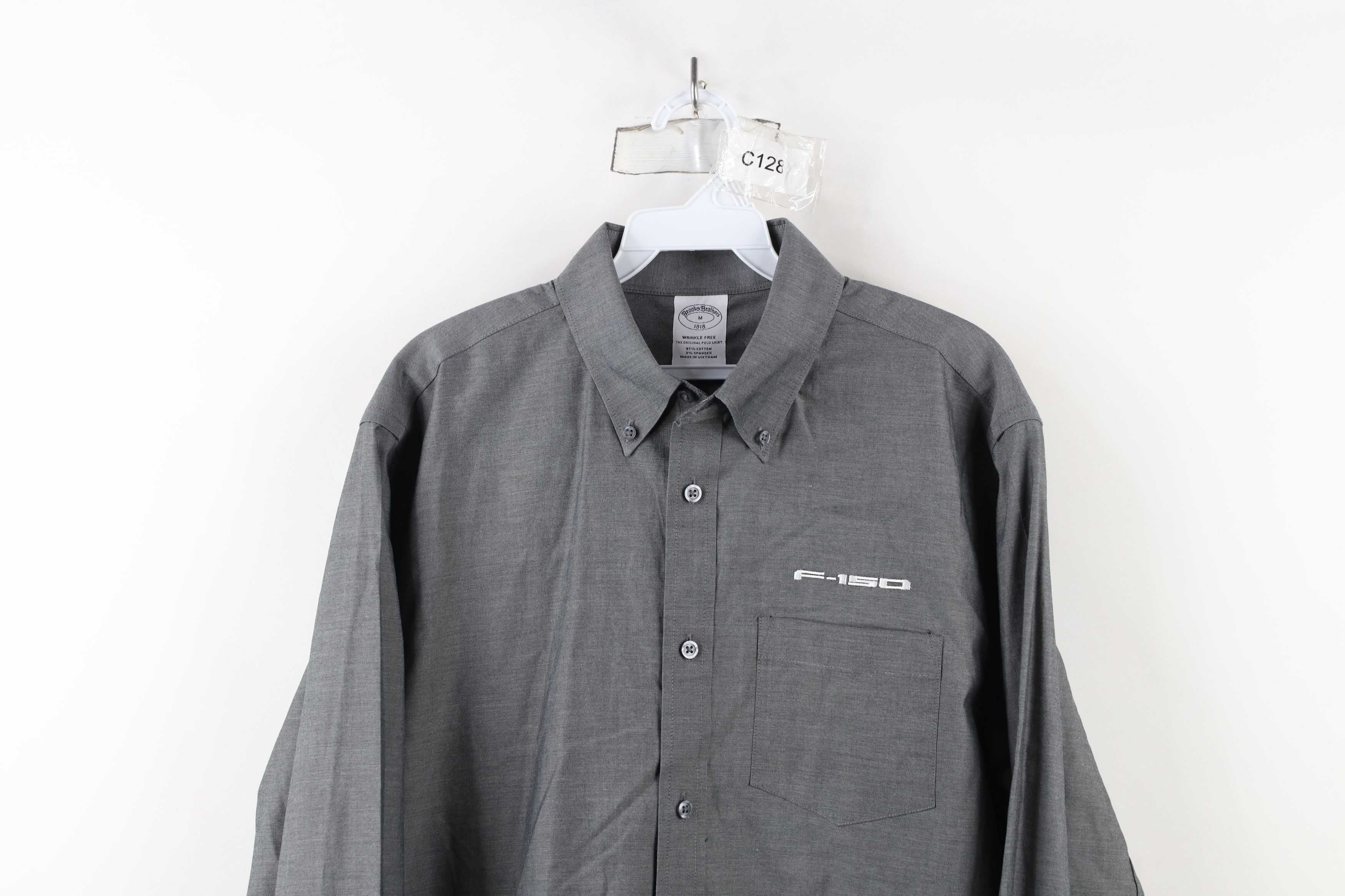 Brooks Brothers × Vintage Brooks Brothers Ford Motor Co F-150 Truck Button Down Shirt Size US M / EU 48-50 / 2 - 2 Thumbnail