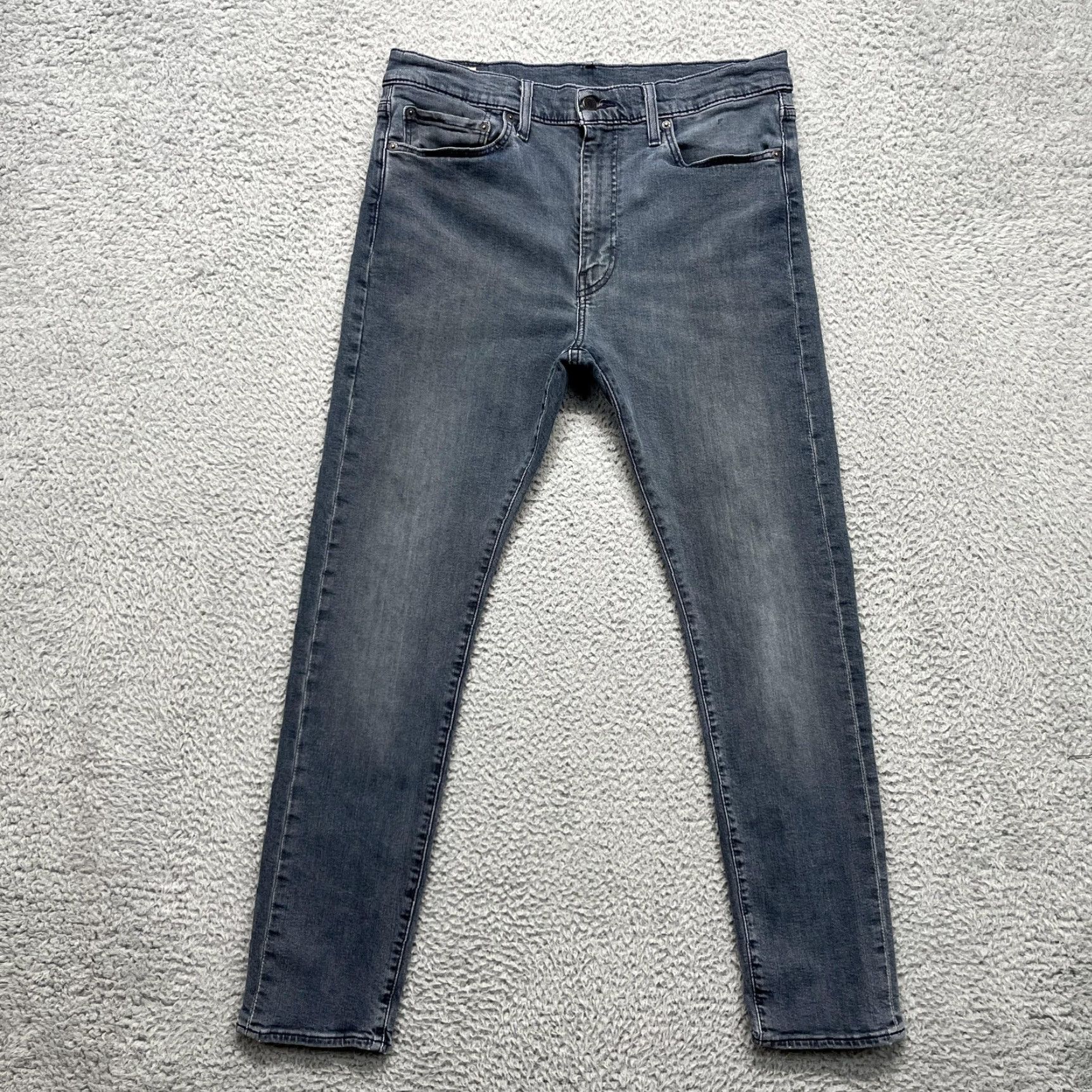 Levi's VINTAGE Levi's 510 Jeans Mens 36x32 Blue Medium Wash Slim Stretch Denim Size US 36 / EU 52 - 2 Thumbnail