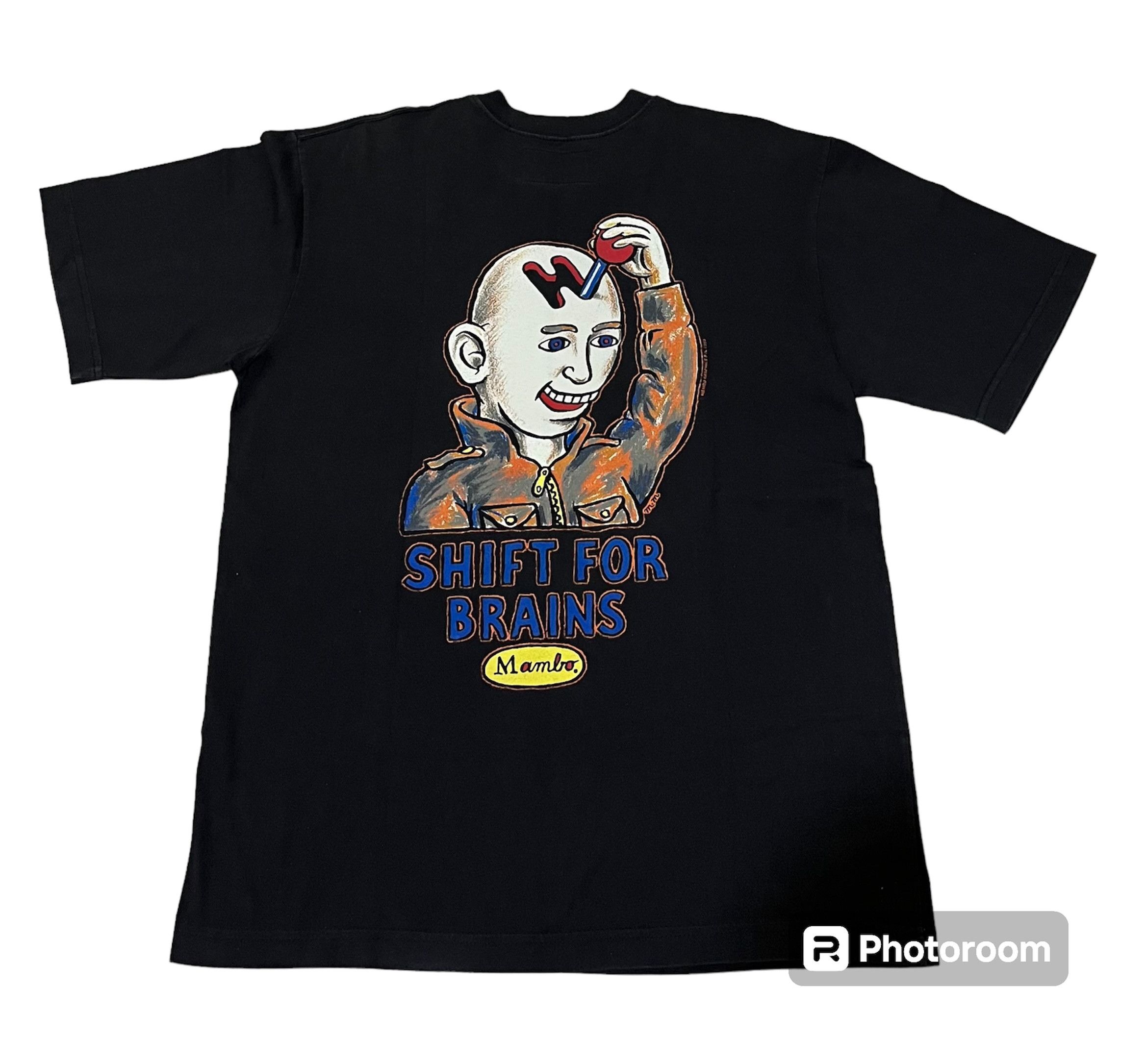 Mambo Vintage 90s Mambo Shift For Brains Art Tshirt Size US S / EU 44-46 / 1 - 1 Thumbnail