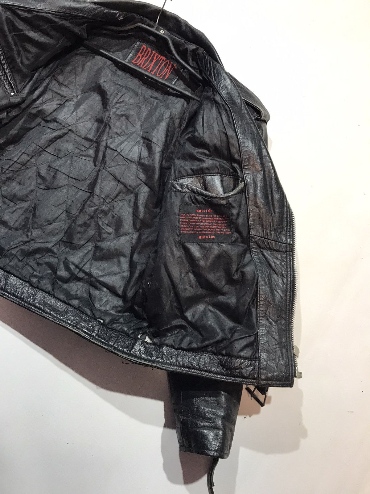 Vintage Vintage Brixton Leather Moto Biker jacket M size Size US M / EU 48-50 / 2 - 8 Thumbnail