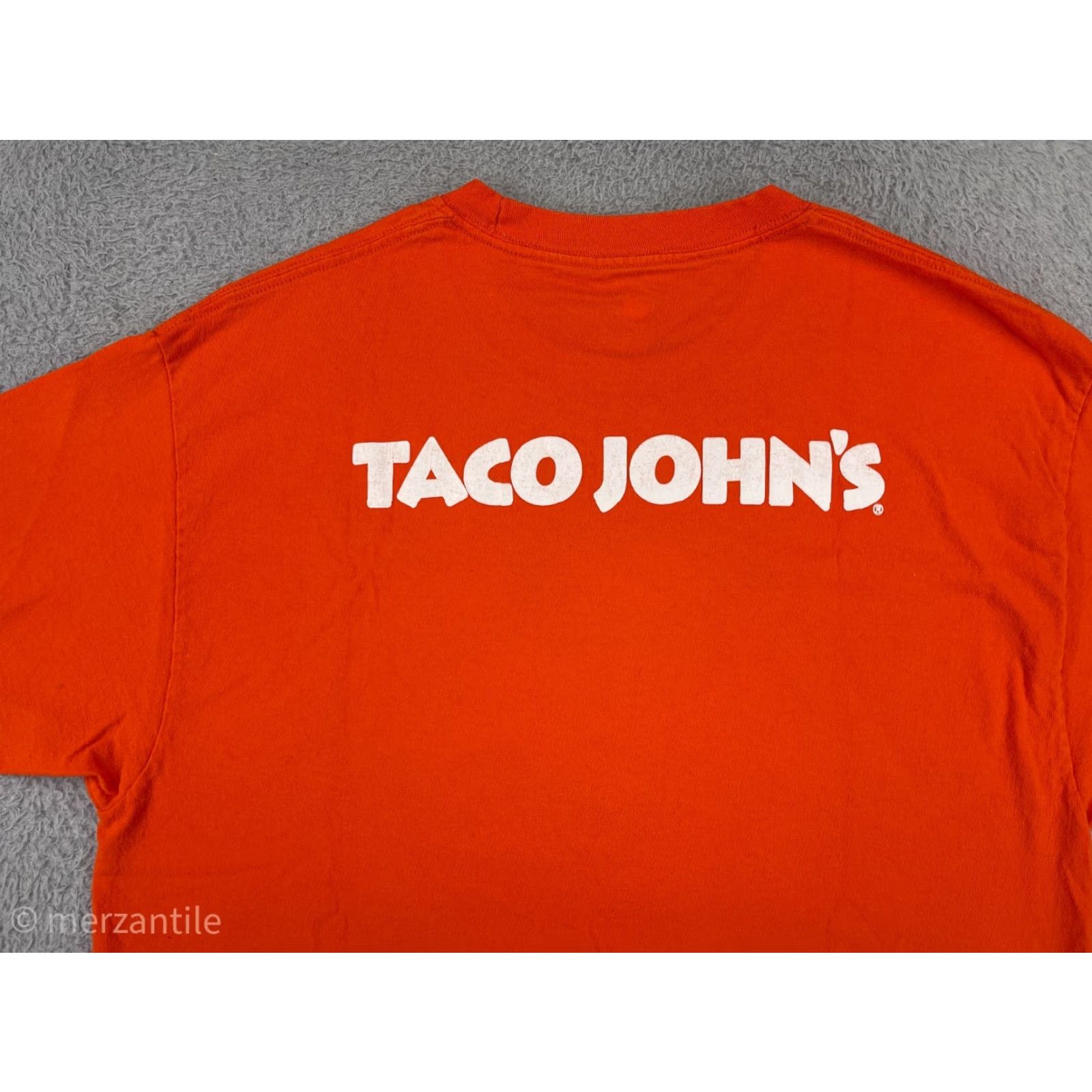 Vintage Taco Johns Shirt Mens Large Orange Flaming Hot Cheetos Burrito Chester Cheetah Size US L / EU 52-54 / 3 - 7 Thumbnail