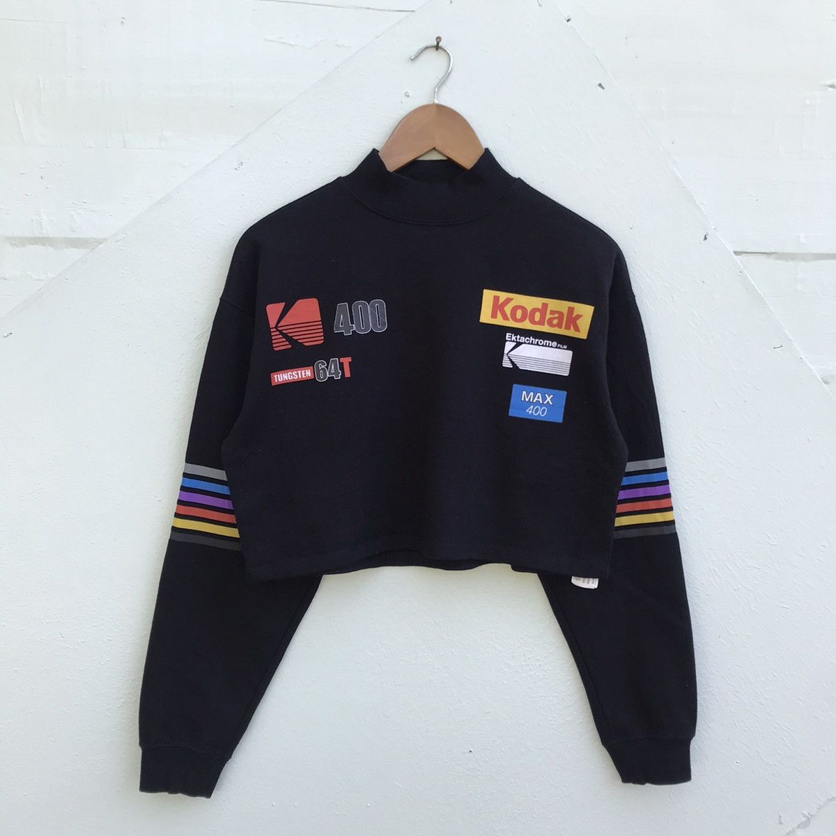 Kodak Kodak Logos and Trademarks CropTop Crewneck Size S / US 4 / IT 40 - 1 Thumbnail