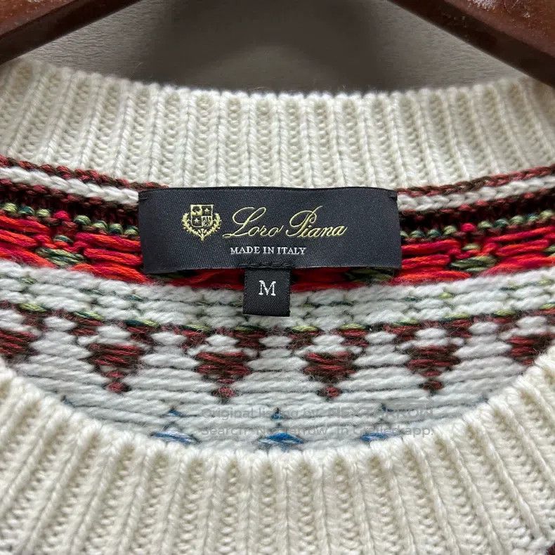 Loro Piana Loro Piana Christmas Themed Colorful Fair Isle Sweater Size M / US 6-8 / IT 42-44 - 3 Thumbnail