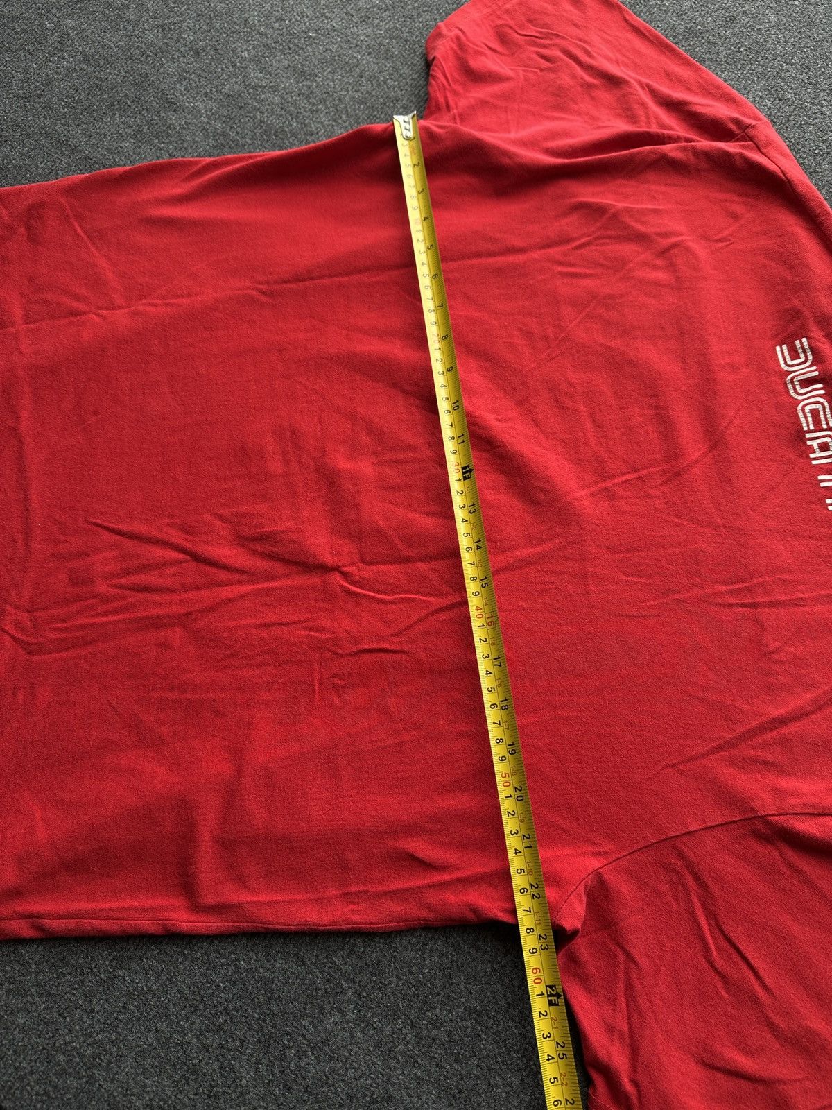 Ducati DUCATI 🚨 RACING RED TEE BIG LOGO MOTORCYCLE MOTO SPORT Size US XL / EU 56 / 4 - 14 Thumbnail