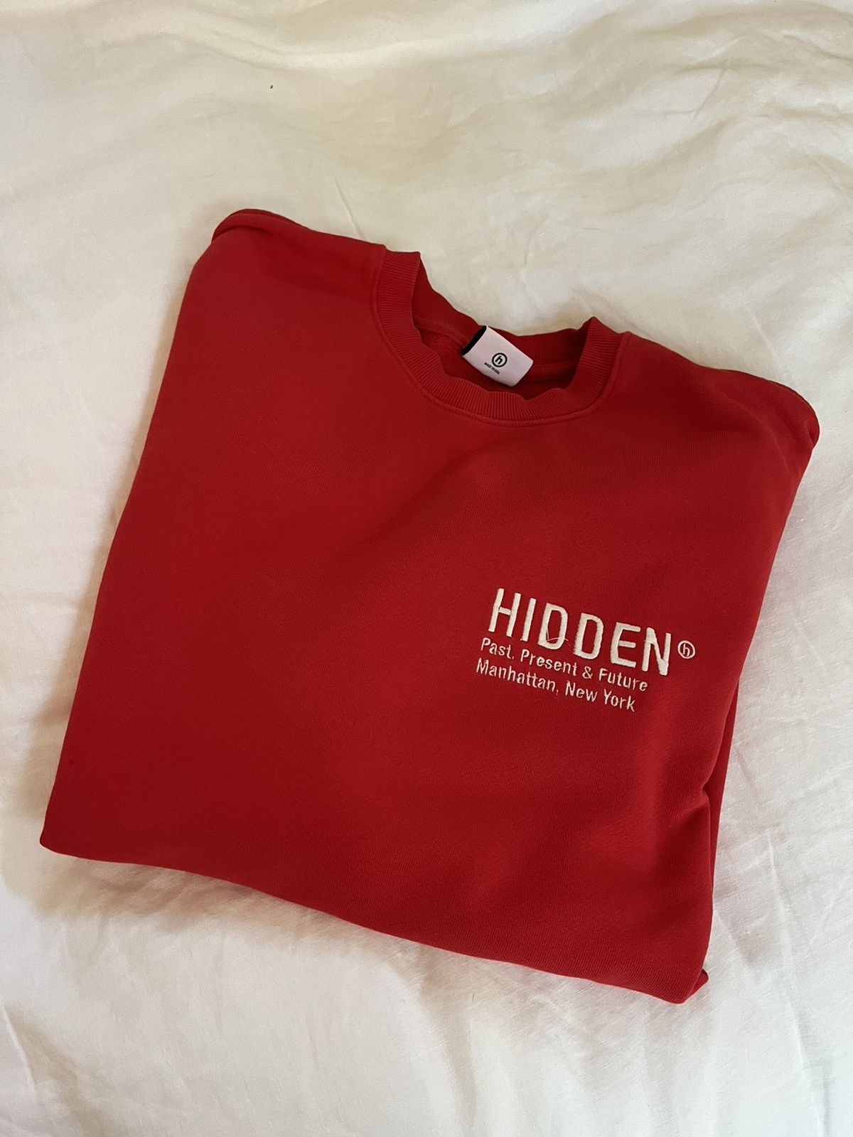 HIDDEN HIDDEN LIMITED DROP RED SWEATSHIRT PPF Size US M / EU 48-50 / 2 - 2 Thumbnail
