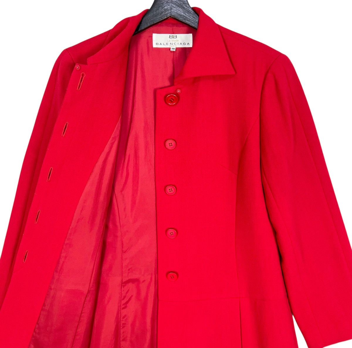 Balenciaga Vintage 90s Balenciaga La Mode Paris Women Coat Size M / US 6-8 / IT 42-44 - 7 Thumbnail