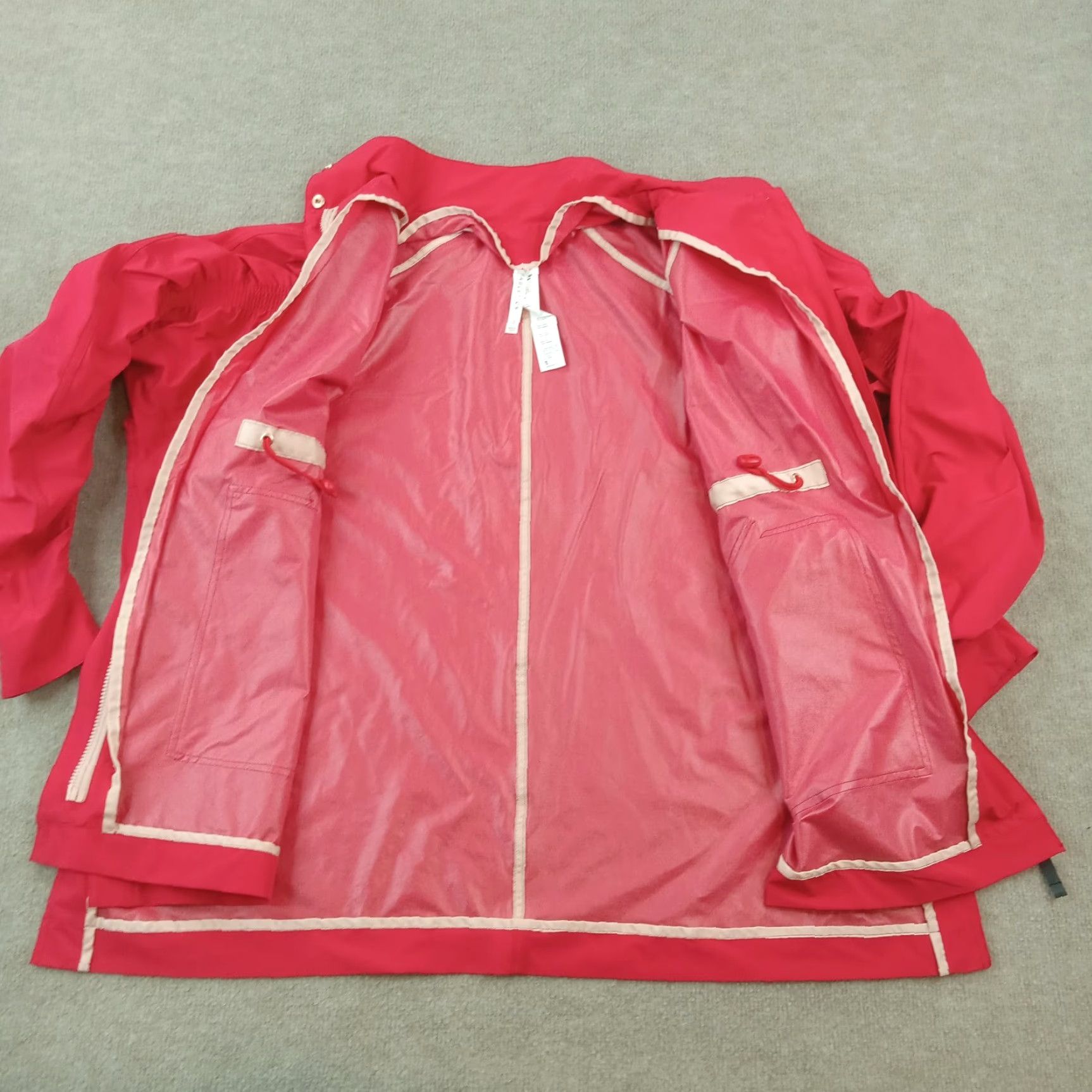 Fabletics Fabletics Windbreaker Jacket Women Small Red Lightweight Stretch Size S / US 4 / IT 40 - 5 Thumbnail