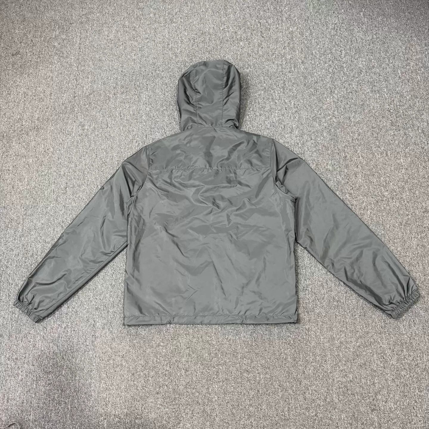 Prada Prada Grey Triangle Logo Nylon Shell Jacket S New with Tags Size US S / EU 44-46 / 1 - 2 Thumbnail