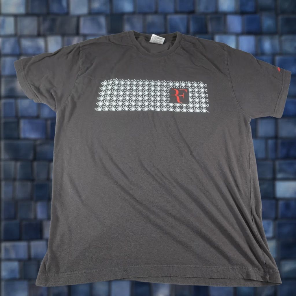 Nike Vintage Nike Roger Federer Shirt Mens XL Gray RF Logo Tennis NYC08 US Open Y2K Size US XL / EU 56 / 4 - 1 Thumbnail