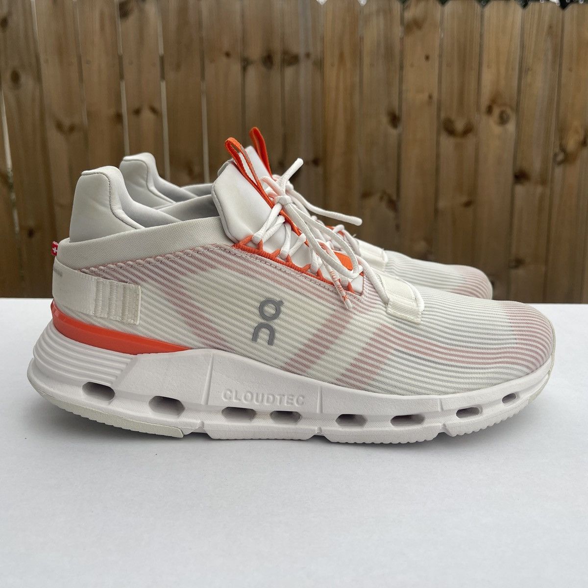On Cloudnova Void Undyed White Flame 11 women’s / 9.5 men’s