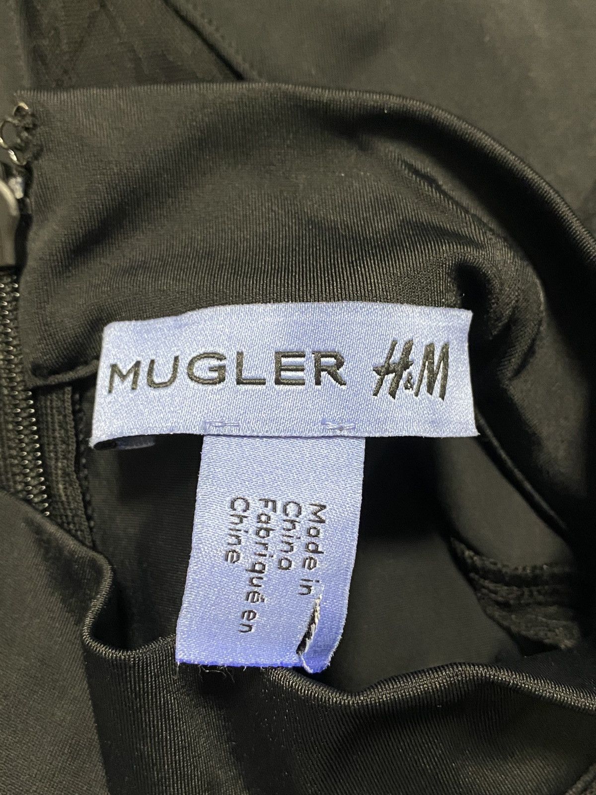 H&M × Mugler Mugler X H&M Rare Black Mesh Panel Bodysuit Size S / US 4 / IT 40 - 3 Thumbnail