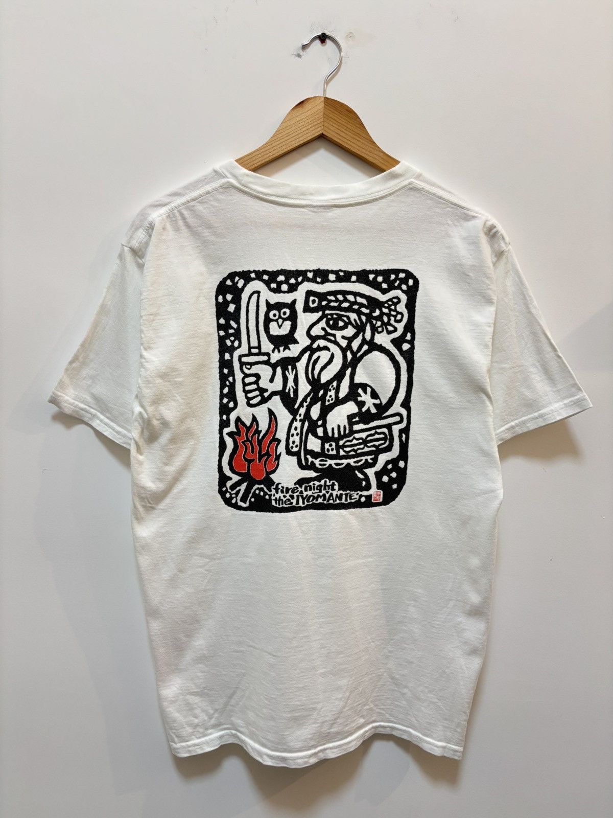 Vintage Vintage Japanese Iyomante " Fire Night The Iyomante" Art Tee Size US M / EU 48-50 / 2 - 1 Thumbnail