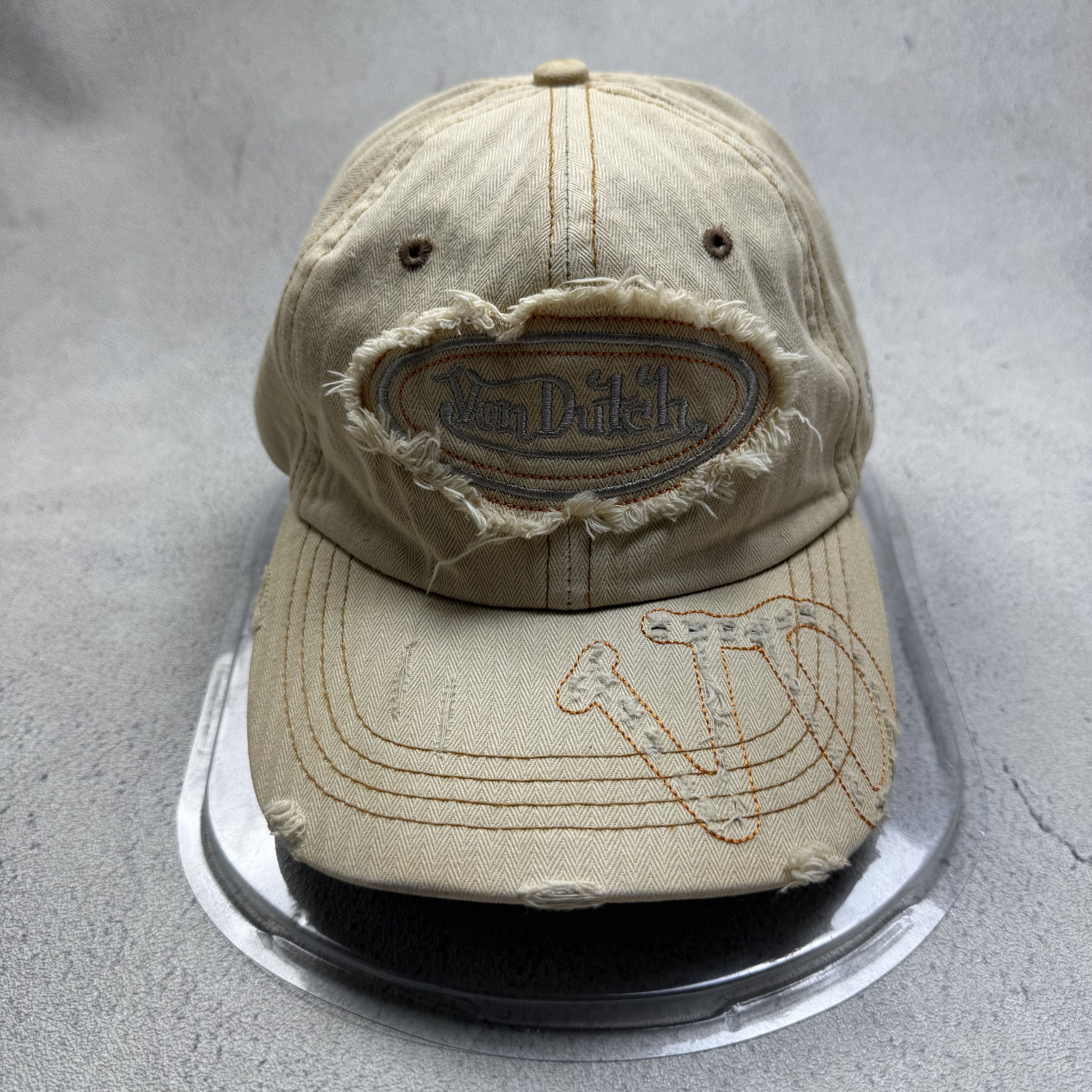 Von Dutch Von Dutch Distressed Hat Size ONE SIZE - 4 Thumbnail