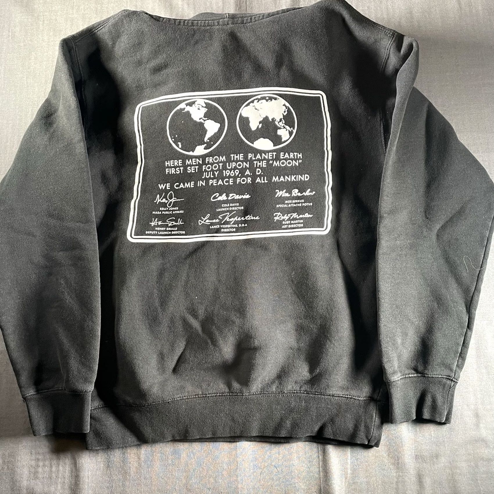 Y/Project Moon Project Artemis Hoodie Men’s Small Black Space Moon Pullover S Shirt Size US S / EU 44-46 / 1 - 7 Thumbnail