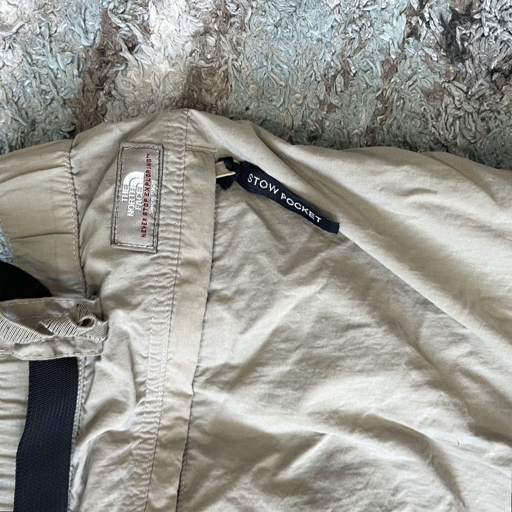 The North Face The North Face Cargo Pants Mens XL Beige Convertible Nylon Hiking Size US 36 / EU 52 - 4 Thumbnail