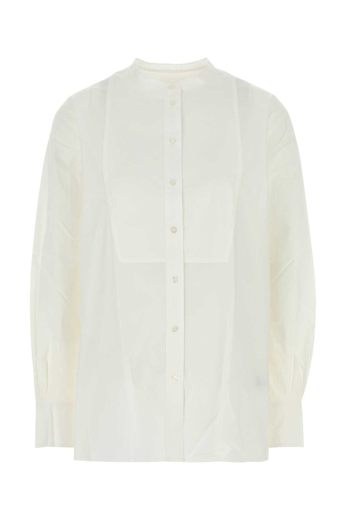 White Poplin Dori Oversize Shirt
