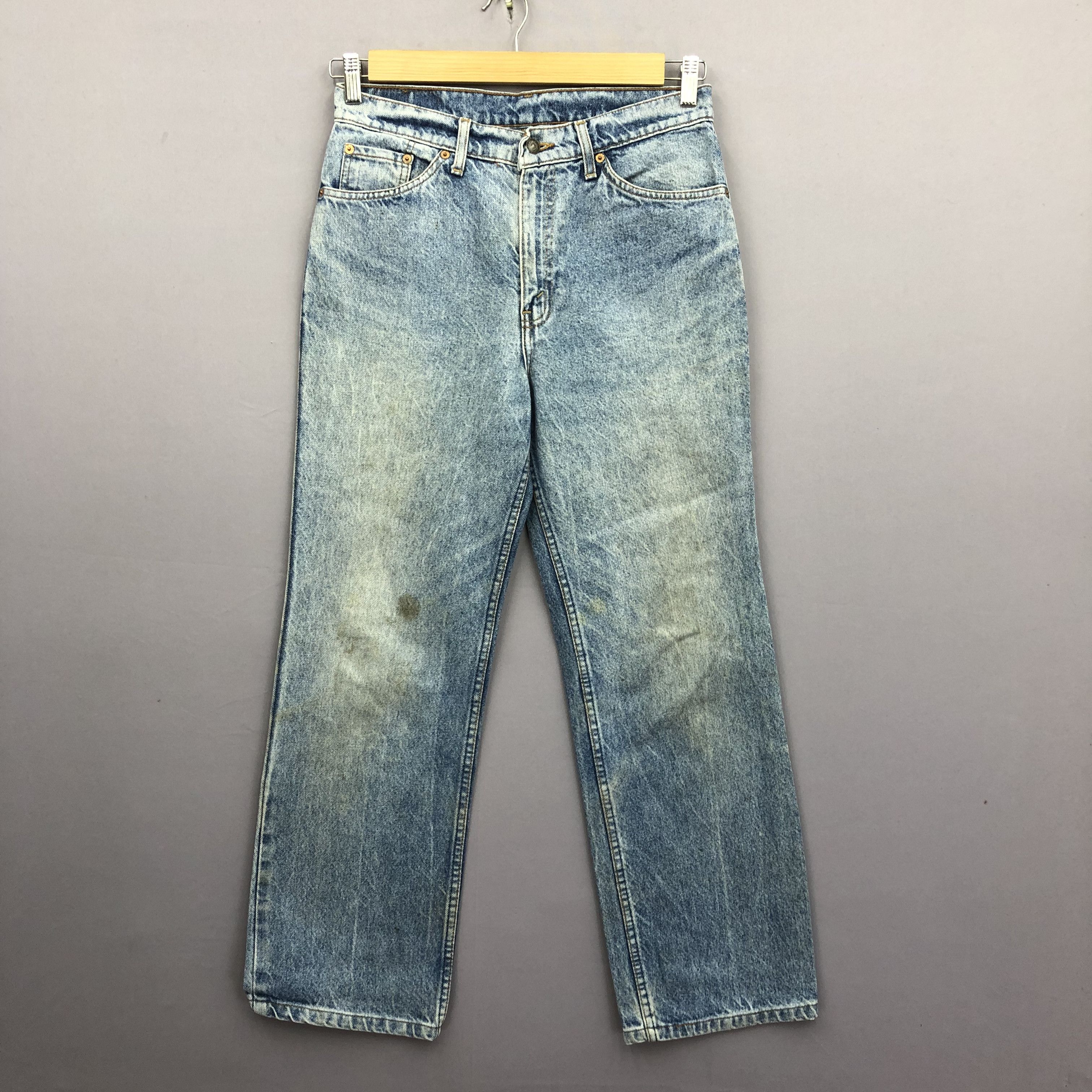 Levi's Vintage 90s Levis 505 Stone Wash Jeans Levi's Faded Denim Size US 30 / EU 46 - 1 Thumbnail