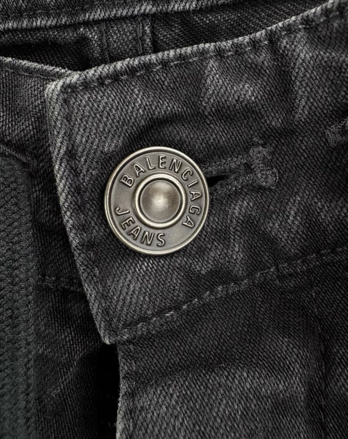 Balenciaga Brand New BALENCIAGA Drawstring Distressed Jeans K1 Size US 32 / EU 48 - 3 Thumbnail