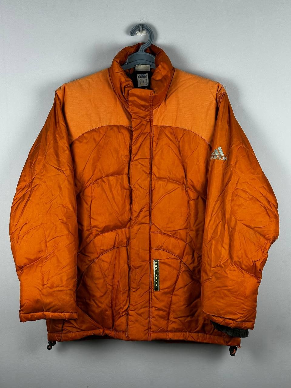 Adidas Adidas Equipment Vintage 1999 Orange Puffer Down Jacket Size US M / EU 48-50 / 2 - 1 Thumbnail