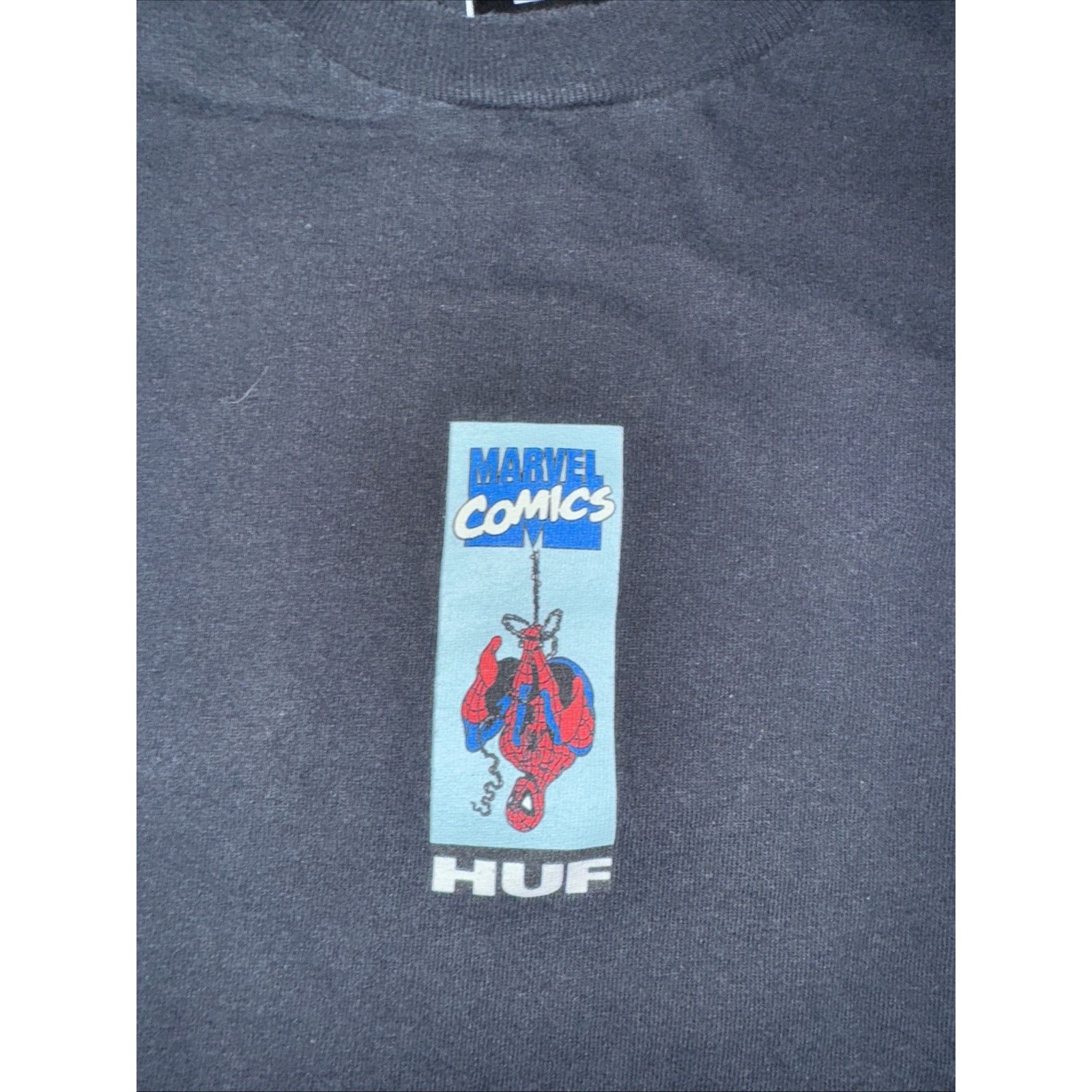Huf × Marvel Comics Huf x Marvel Spiderman T-Shirt Black Small 16.5x24 Size US S / EU 44-46 / 1 - 2 Thumbnail