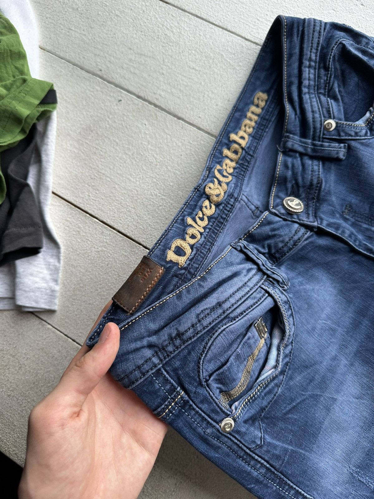 Vintage 🚨Gothic D&G Regular Slim relax DOLCE Jeans Womens Size 29" - 3 Thumbnail