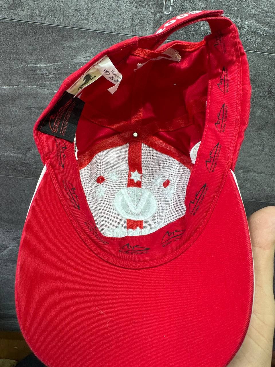 Vintage Ferrari F1 Michael Schumacher Deutsche 2003 Vintage Cap Size ONE SIZE - 10 Thumbnail