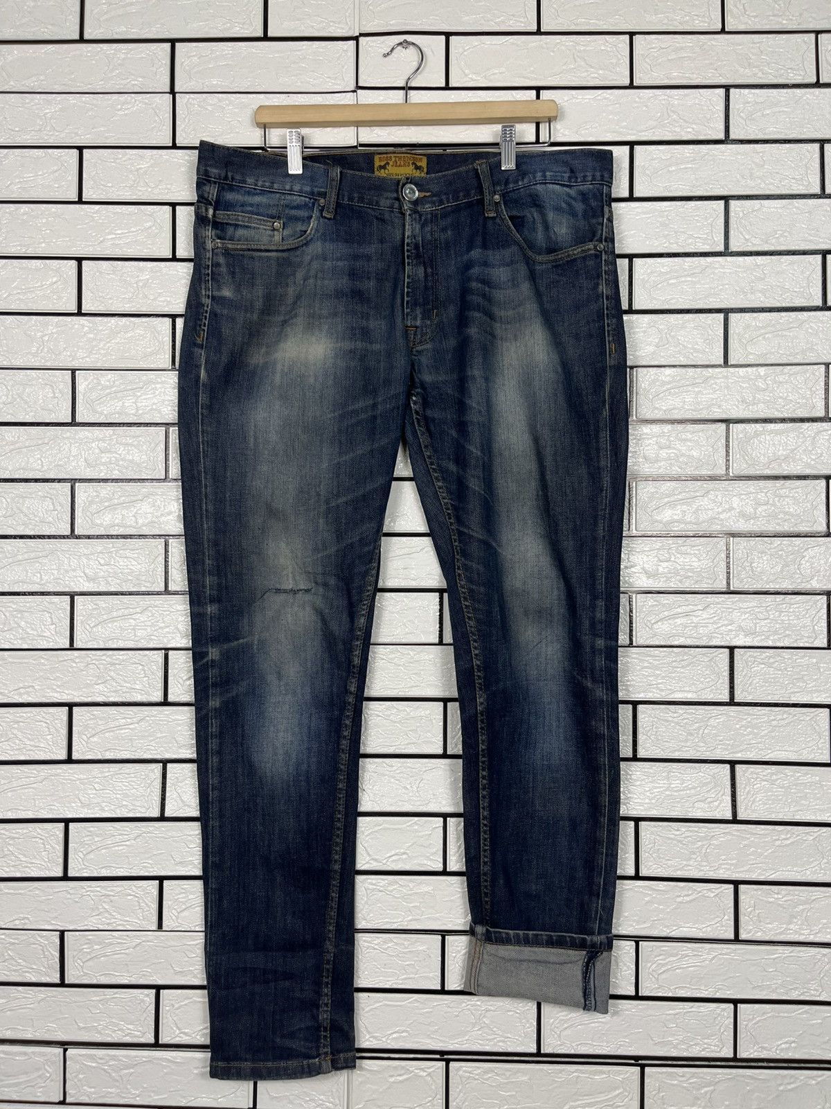 Japanese Brand Vintage Ross Thomson Utility Denim Jeans Size US 38 / EU 54 - 12 Thumbnail