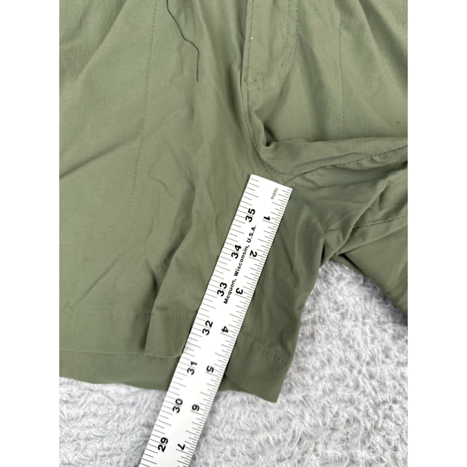 Vintage Columbia Shorts Women 8 Green Omni-Shield Nylon Blend Chino Hiking Camping 30x5 Womens Size 30" / US 8 / IT 44 - 7 Thumbnail