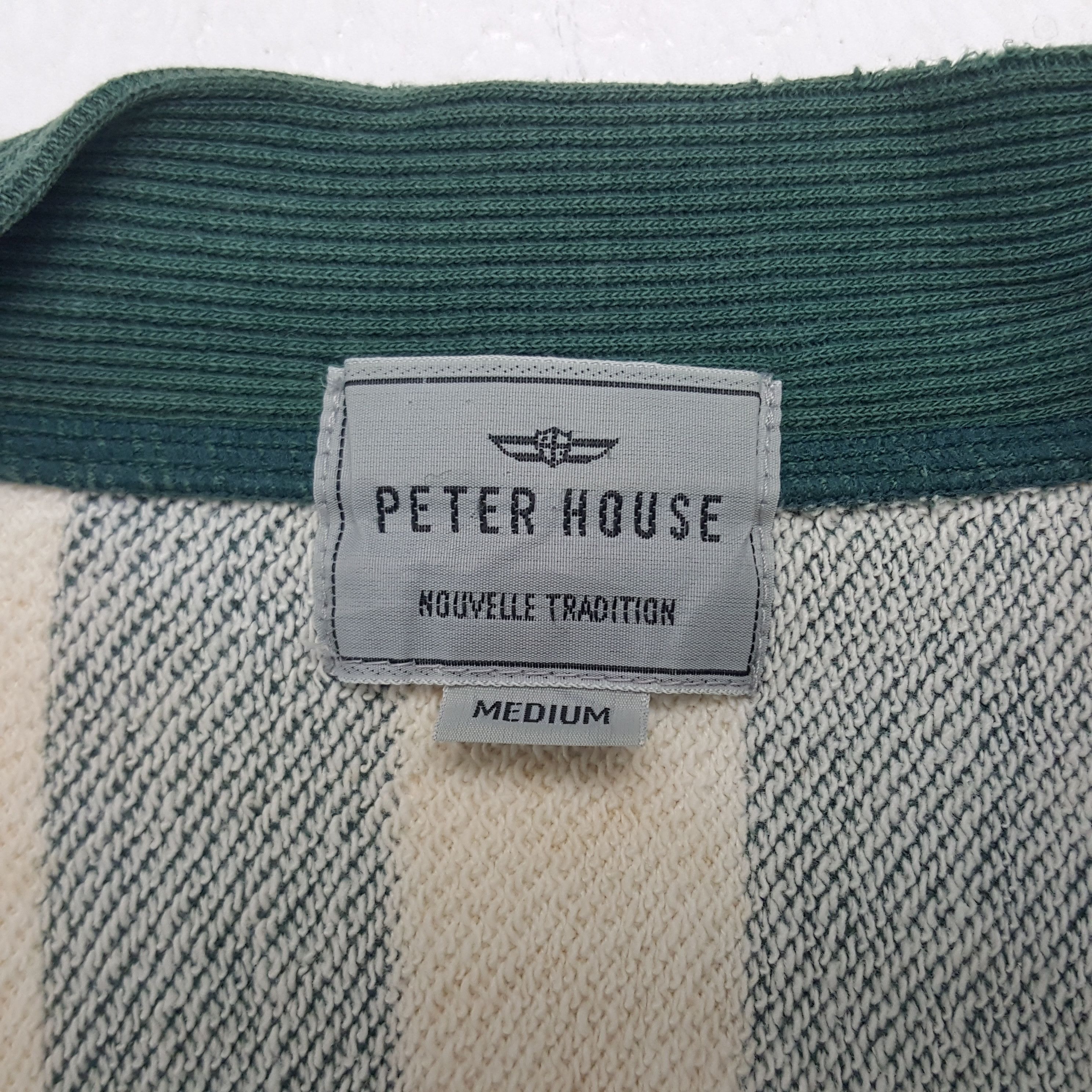 Vintage Vintage Peter House Striped Cardigan Sweater Size US M / EU 48-50 / 2 - 4 Thumbnail